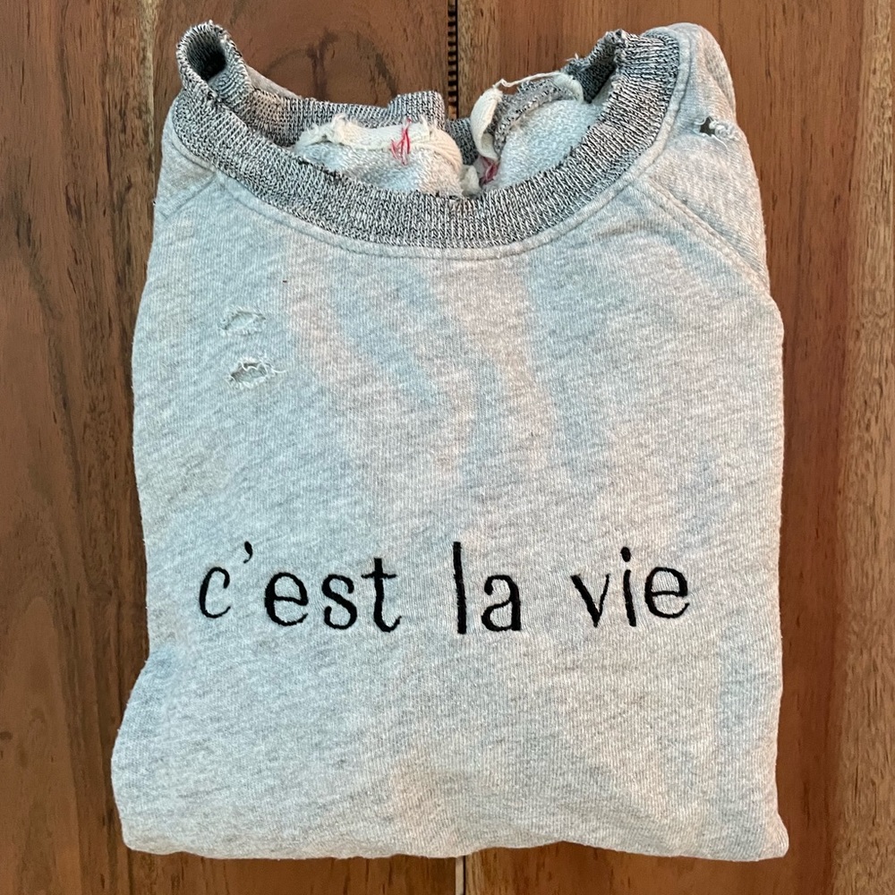 N: Philanthropy Grey sweatshirt